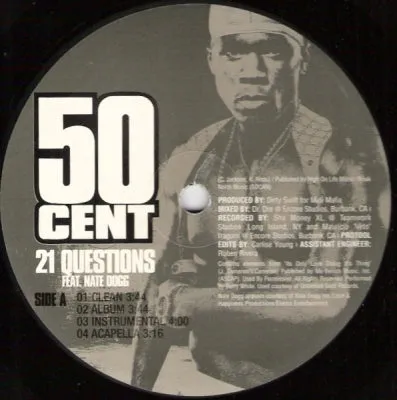 50 CENT FEATURING NATE DOGG - 21 Questions / Many Men [Wish Death]