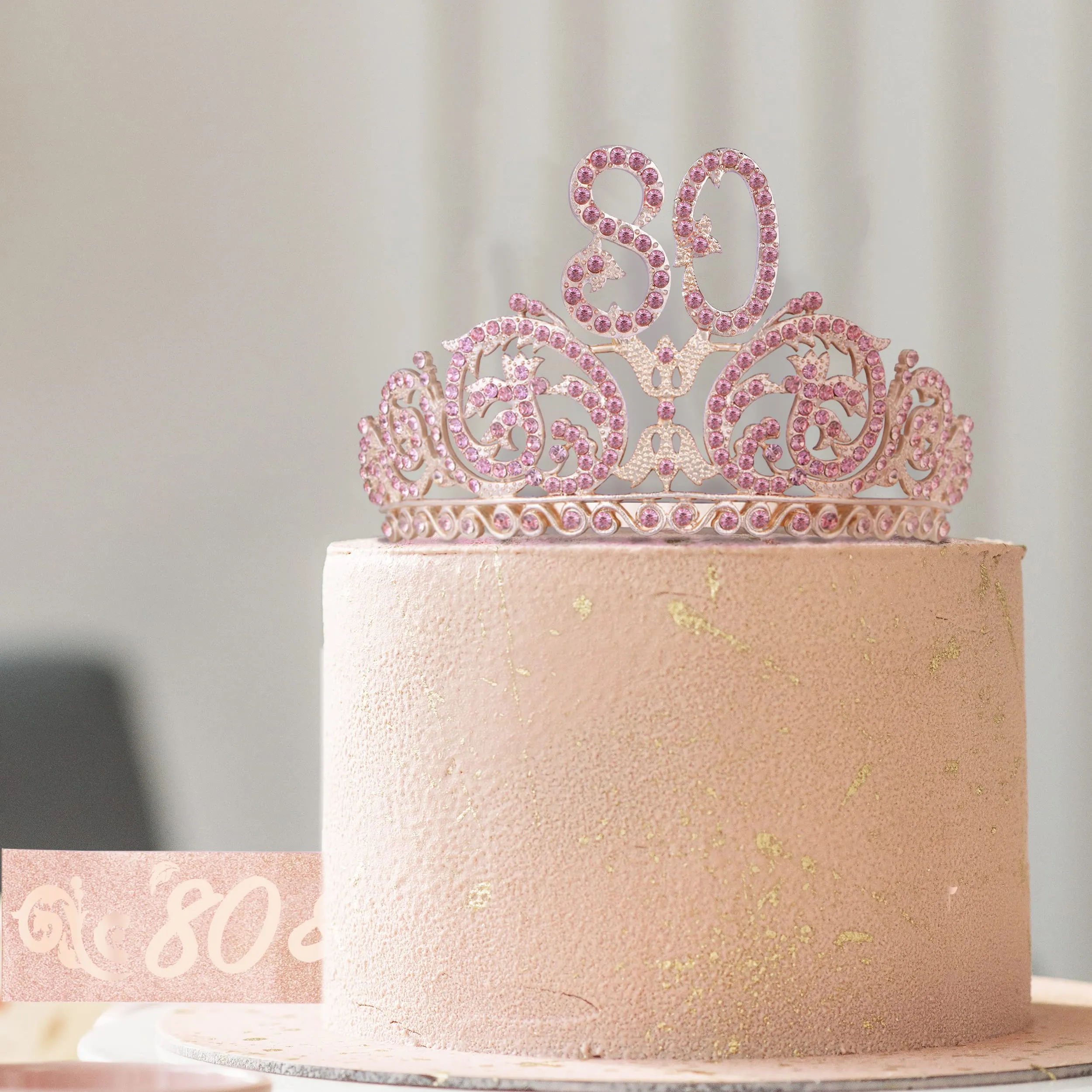 80th Birthday, 80th Birthday Decorations for Women, 80th Birthday Tiara, 80 Birthday
