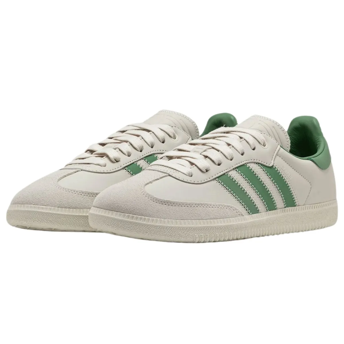 Adidas Men's HumanRace Samba Aluminum/Green
