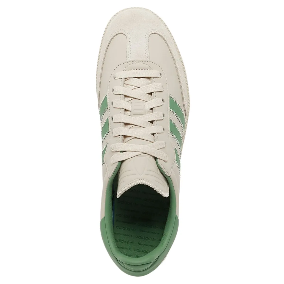 Adidas Men's HumanRace Samba Aluminum/Green