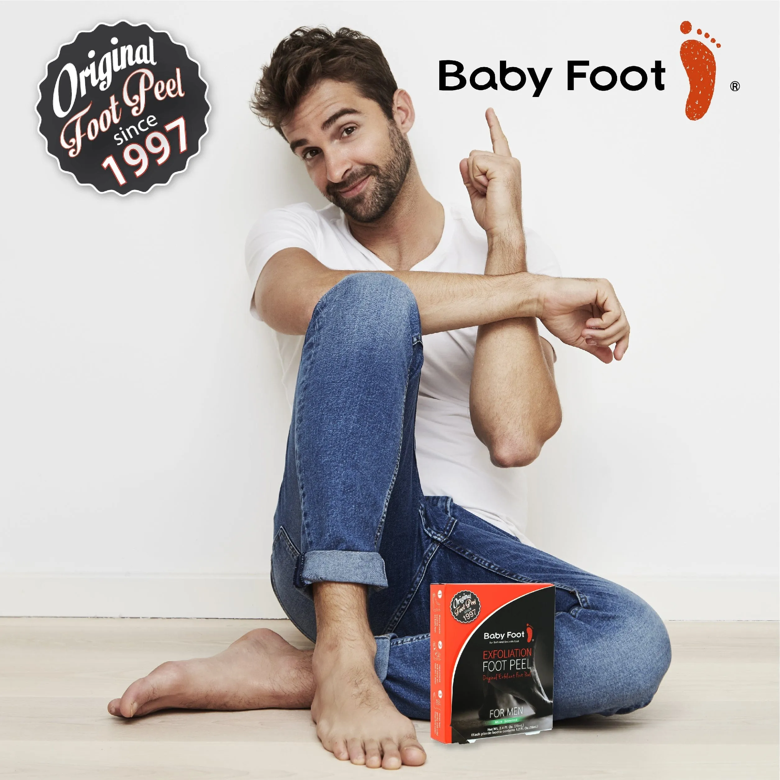 Baby Foot Exfoliant Foot Peel For Men