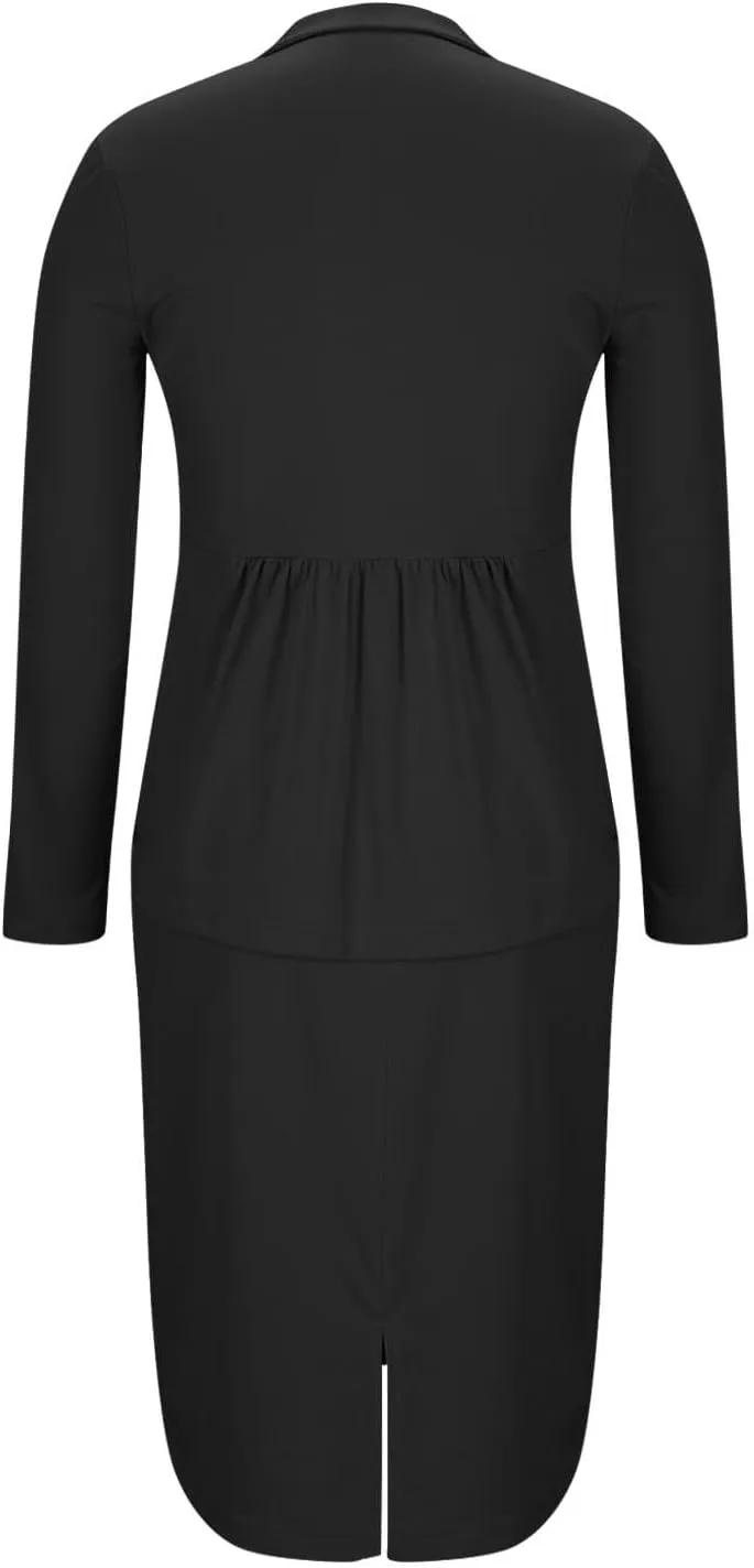 Blazer Sets Women 2 Piece Outfits Business Formal Suit Spring Fall Casual Work Balzers Jacket Skirt Dress Set