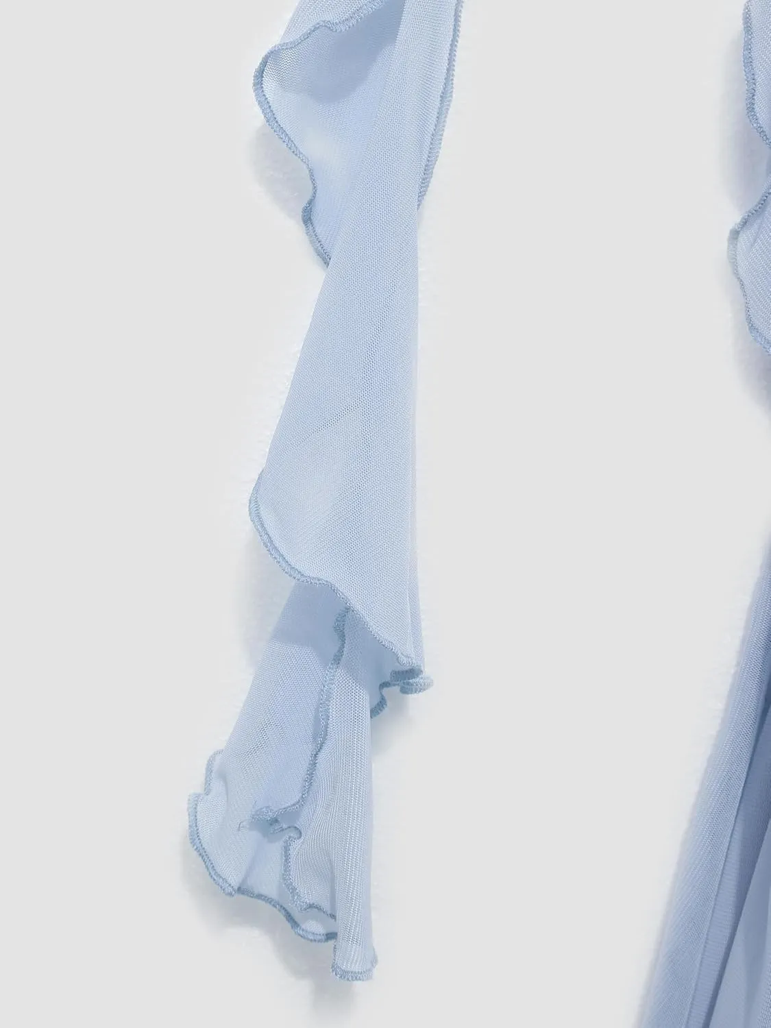 CIDER Formal Dresses for Women Wedding Guest Dresses Summer Maxi Dress Sleeveless Mesh Ruffle Cocktail Bodycon Dresses 2025
