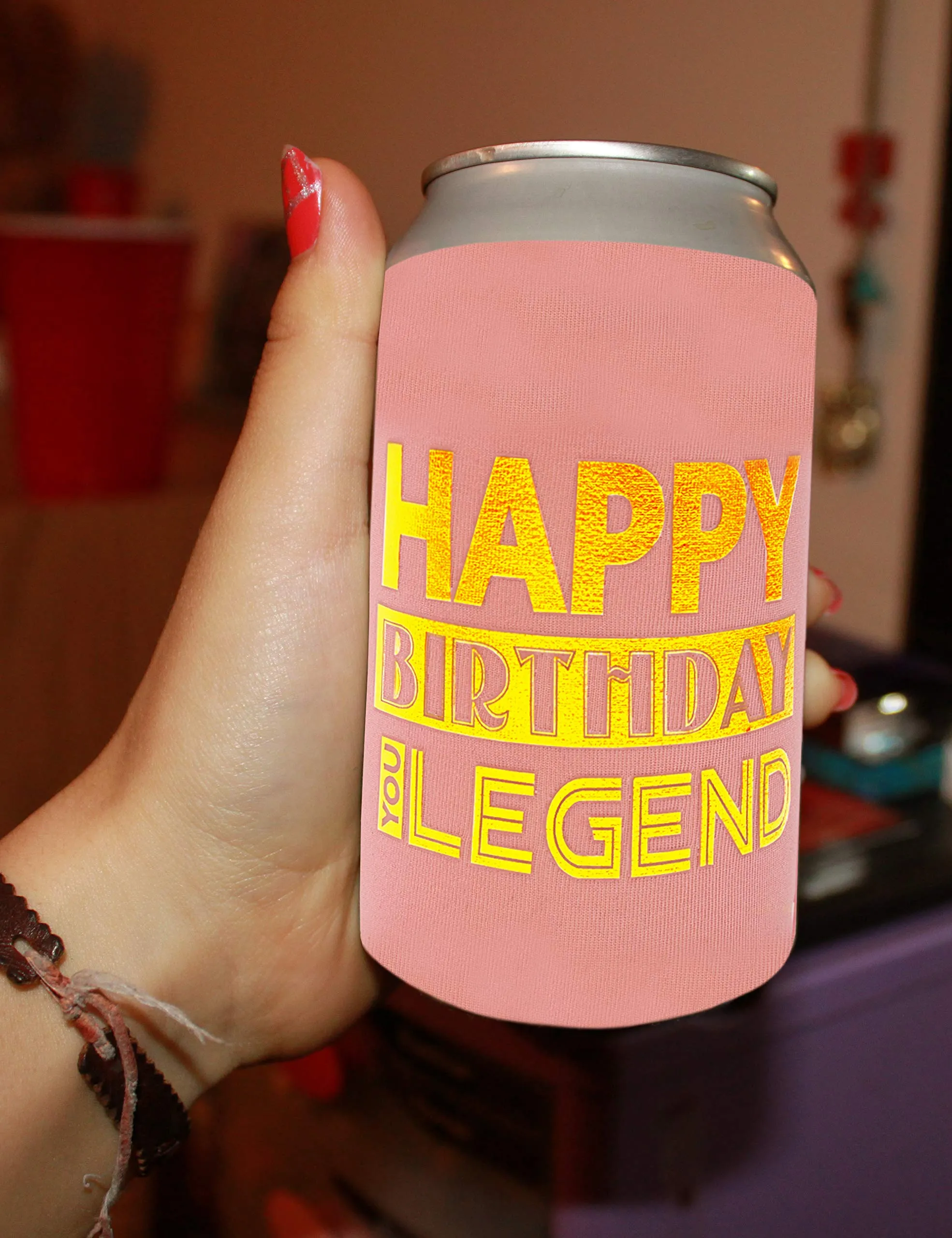 Happy Birthday Legend, Birthday Gifts for Women, Happy Birthday Legend Can Cooler