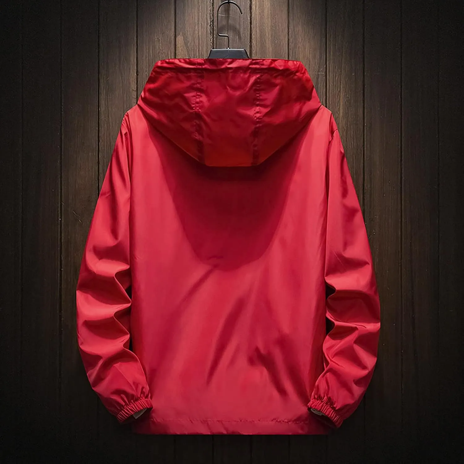 Men's Jackets Rain Windbreaker Lightweight Shell Raincoat With Hood For Golf Hiking Travel, M-7XL