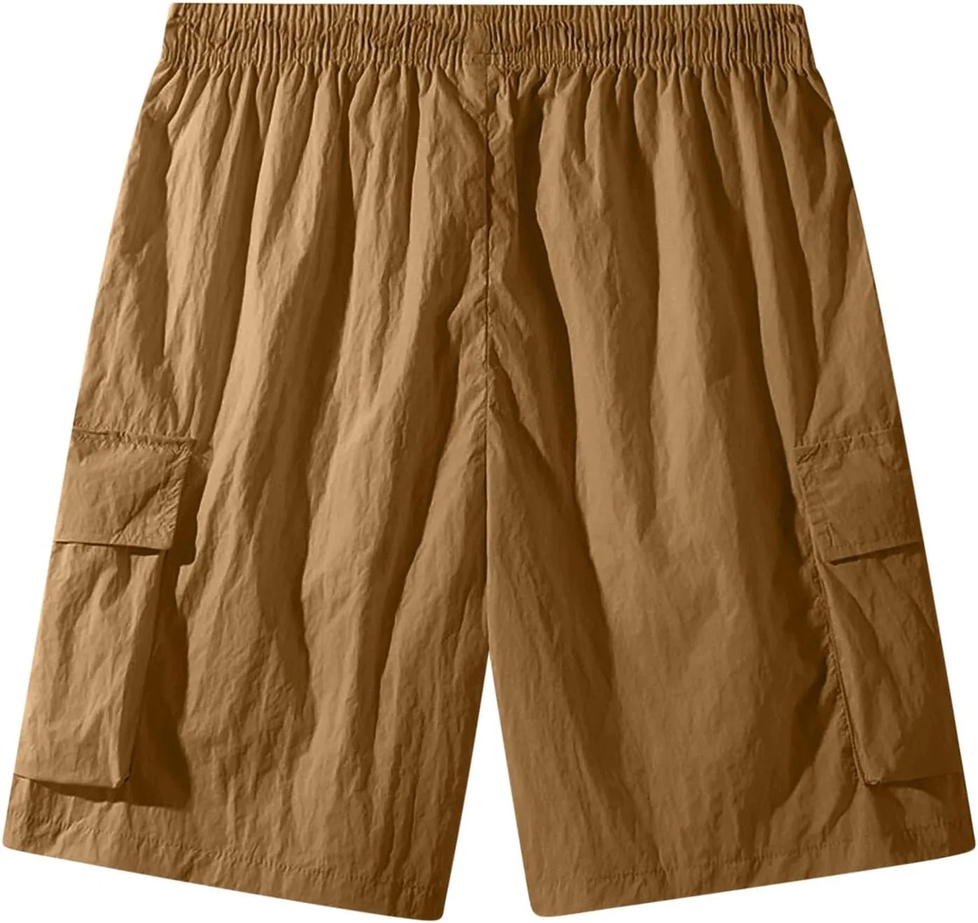 Men's Summer Wide Leg Cargo Shorts Streetwear Fashion Casual Quick-Dry Baggy Hip Hop Short Pants with Multi-Pockets