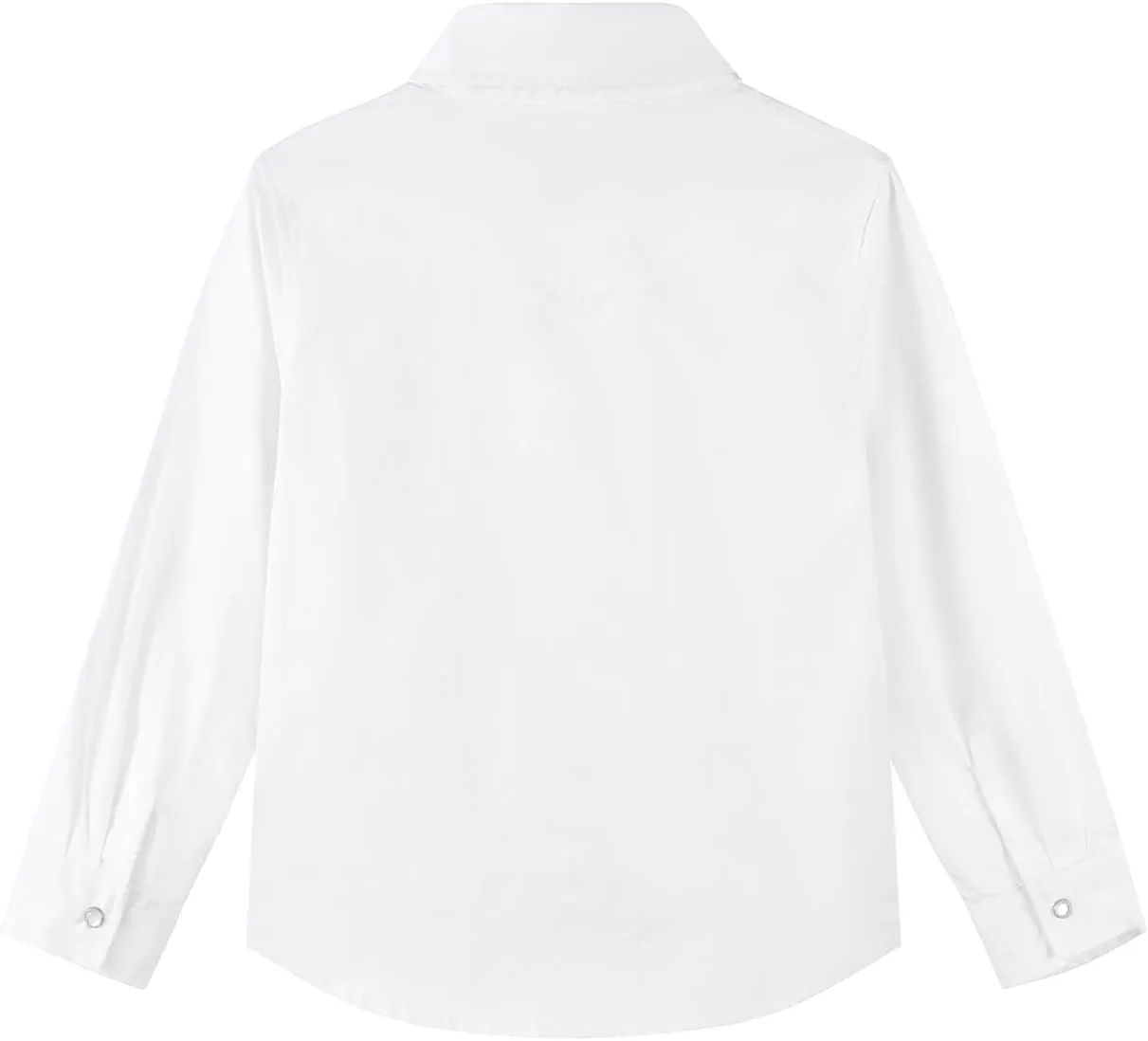 Noomelfish Girls Button Down Western Shirt Cowgirl Long Sleeve Blouse Tops (5-12 Years)
