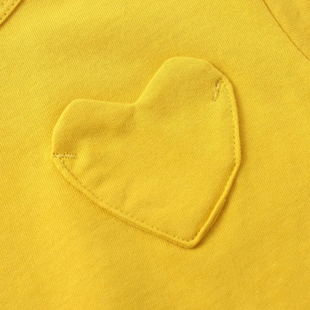Noomelfish Girls Short Sleeve Heart Pocket T-Shirts Casual Cotton Tee Tops Blouse (5-12 Years)