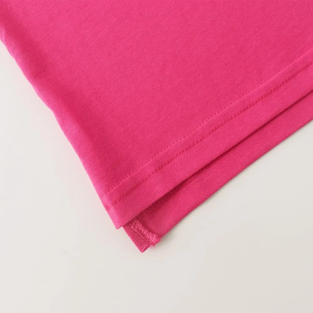 Noomelfish Girls Short Sleeve Heart Pocket T-Shirts Casual Cotton Tee Tops Blouse (5-12 Years)
