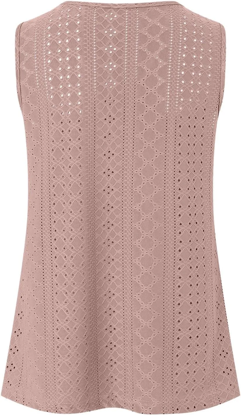 Tank Top for Women 2025 Flowy Peplum Tops for Women Dressy Sleeveless V Neck Babydoll Tank Tops Women
