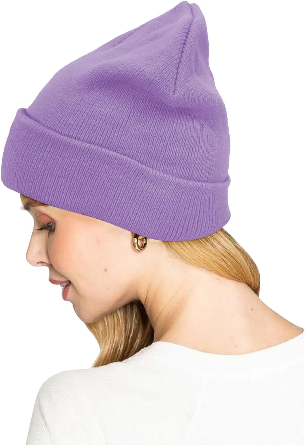 UTTPLL Knit Beanie Hat Soft Cute Unisex Skull Beanie Stretchy Hats with Smile Face for Men/Women