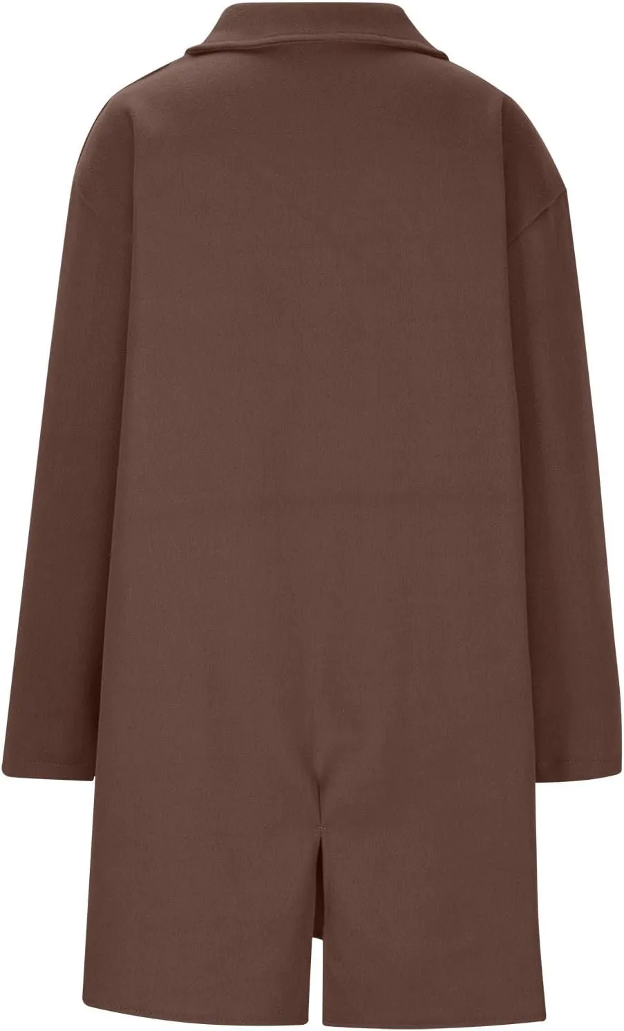 Winter Trench Coats for Women Casual Dressy Long Sleeve Open Front Knit Peacoat Plus Size Lightweight Sweater Jacket Coatigan