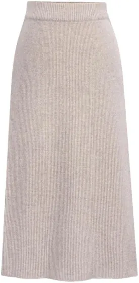 Women's Bodycon Split Pencil Skirt Elastic High Waist Knit Skirts Classic A-Line Skirt Office Lady Work Skirts