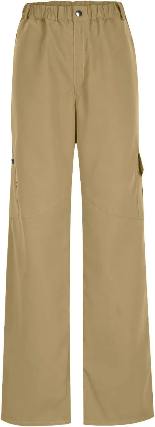 Womens Cargo Pants Casual Loose Fit Straight Leg High Waisted Travel Hiking Pants Summer Work Trousers with Pockets
